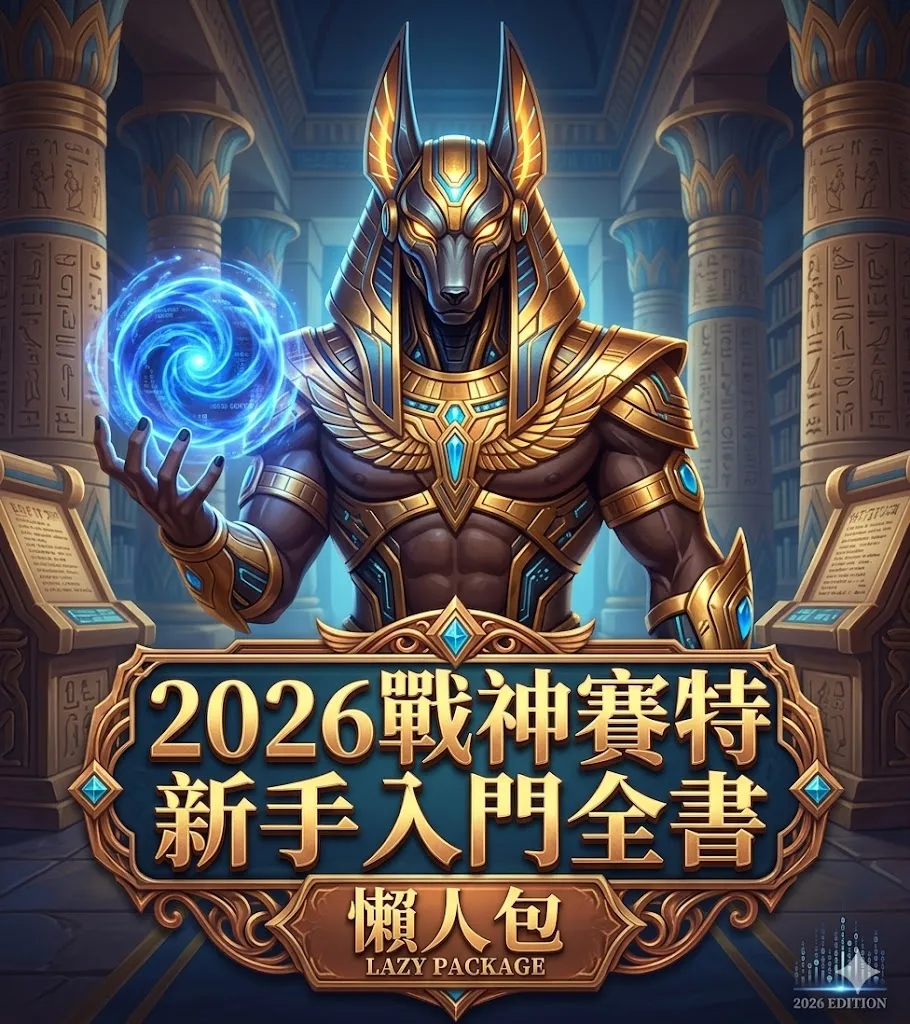 戰神賽特老虎機3分鐘速成攻略 2026戰神賽特新手入門全書懶人包封面