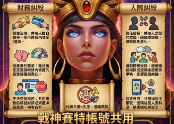 戰神賽特代操穩賺？多人帳號共用風險全解析：揭開託管掛機與資安陷阱！