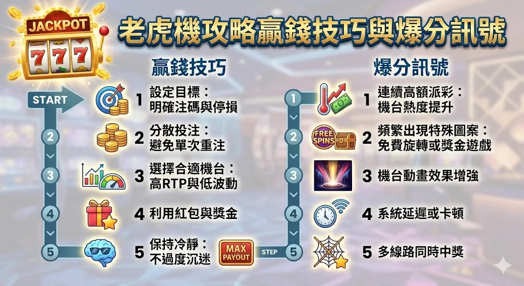 老虎機攻略贏錢技巧與爆分訊號
